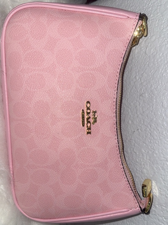 Coach Handbags - Coach pink teri shoulder bag